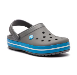 Klapki męskie Crockband Charcoal Ocean szare