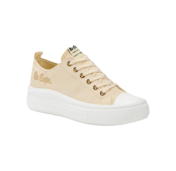 Damskie Trampki Lee Cooper Beżowe        