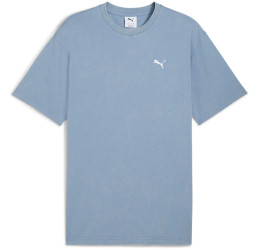 Koszulka Essentials Elevated Relaxed Wash niebieska